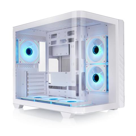 Thermaltake Vision 330 CR ARGB Tempered Glass Mid Tower Case - Snow