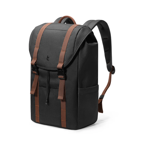 tomtoc VintPack 15.6" Laptop Backpack - Black