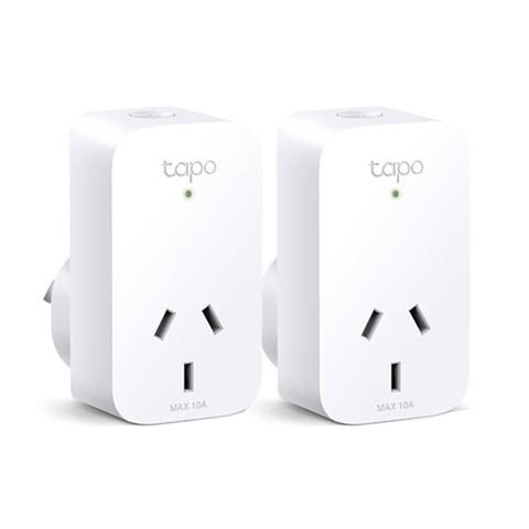 TP-Link Tapo Mini Smart Plug with Energy Monitoring (2 Pack)