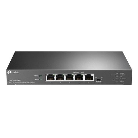 TP-Link TL-SG105PP-M2 5-Port 2.5G Desktop Switch with 4-Port PoE++