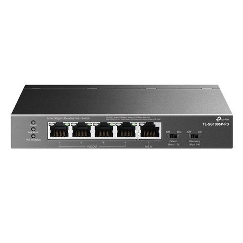 TP-Link TL-SG1005P-PD 5-Port Gigabit Desktop PoE+ Switch