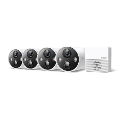 TP-Link Tapo Smart 2K Wire-Free Security Camera System (4 Pack)