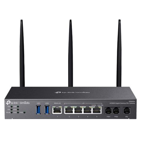 TP-Link DR3650v Omada AX3000 Wi-Fi 6 Gigabit Desktop DSL Gateway