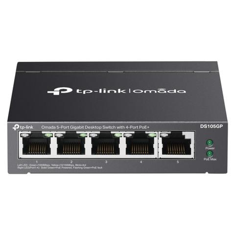 TP-Link DS105GP Omada 5-Port Gigabit Desktop Switch with 4-Port PoE+