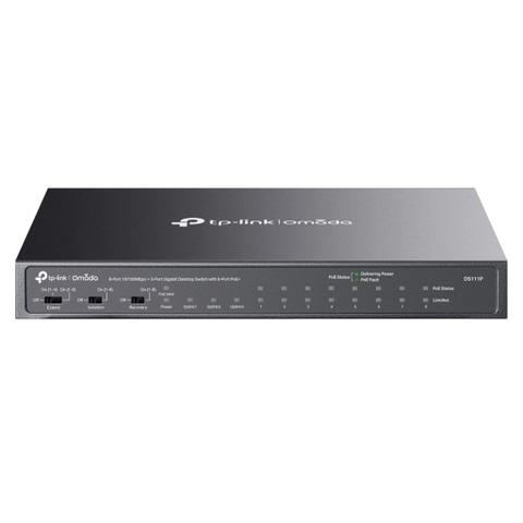 TP-Link DS111P Omada 8-Port + 3-Port Gigabit Desktop Switch w/ 8-Port PoE+