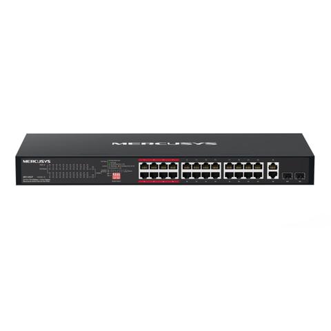 TP-Link Mercusys MS126CP 24-Port Gigabit Rackmount Switch with 24-Port PoE+