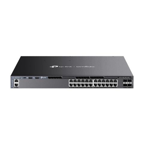 TP-Link Omada SG6428XHP 24-Port Gigabit Stackable L3 Managed PoE+ Switch with 4x 10G Slots