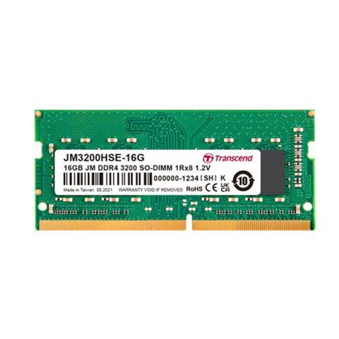 Transcend JetRAM 16GB DDR4 3200MHz 1Rx8 Laptop Memory