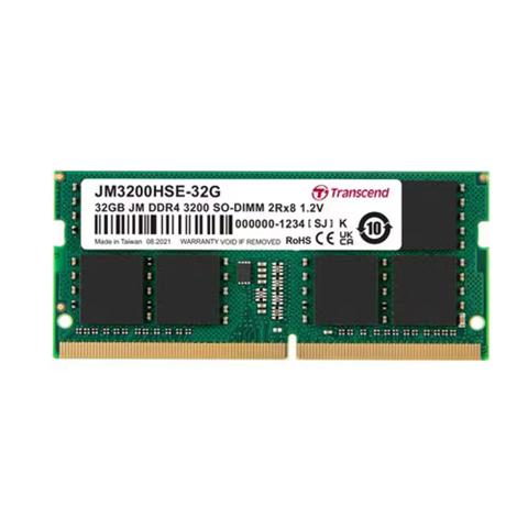 Transcend JetRAM 32GB DDR4 3200MHz Laptop Memory