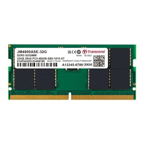 Transcend JetRAM 32GB DDR5 4800MHz Laptop Memory