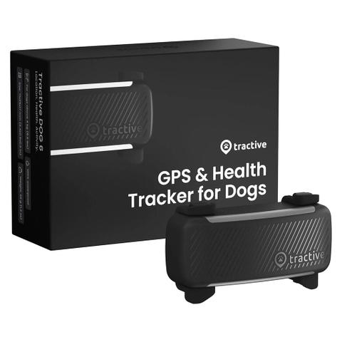Tractive 6 Pet Smart GPS Tracker for Dogs- Black