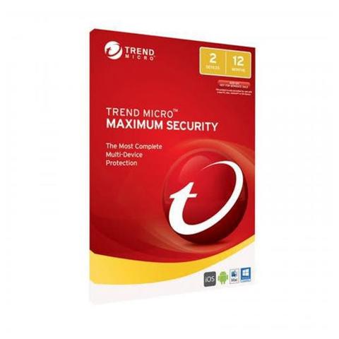 Trend Micro Maximum Security (1-2 Devices) 1 Year Subscription Add-On