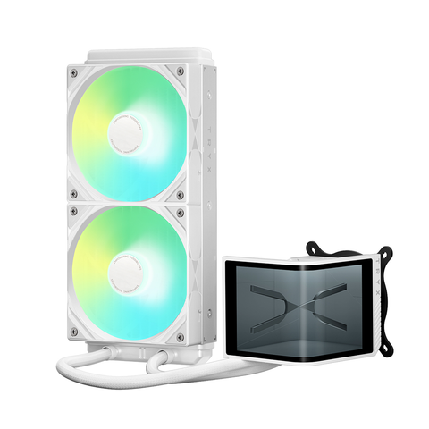 TRYX PANORAMA SE 240mm ARGB AIO Liquid Cooler - White
