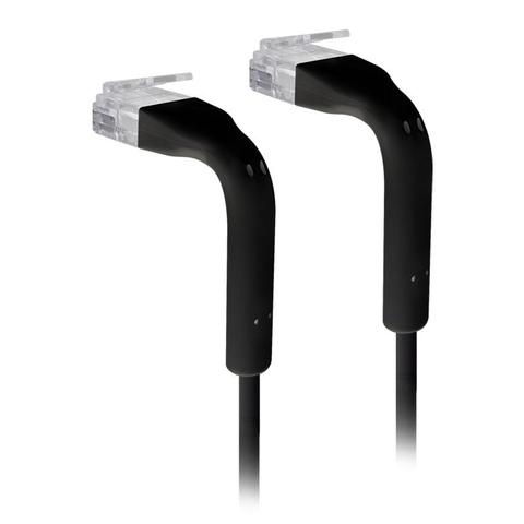 Ubiquiti Networks UniFi 22cm CAT6 Bendable Ends Ethernet Patch Cable - Black