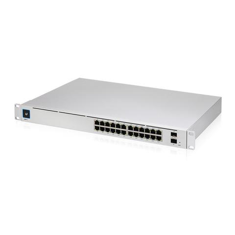 Ubiquiti UniFi Managed 24 Port Gigabit Switch with 802.3at PoE+ and 802.3bt PoE