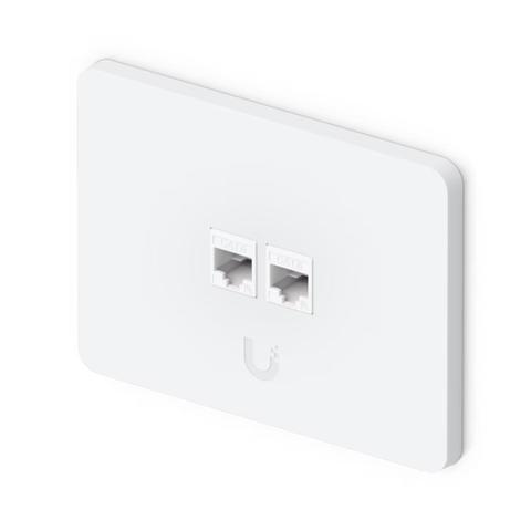 Ubiquiti Universal Paintable Keystone Wall Plate Horizontal 2 Port - 4 Pack