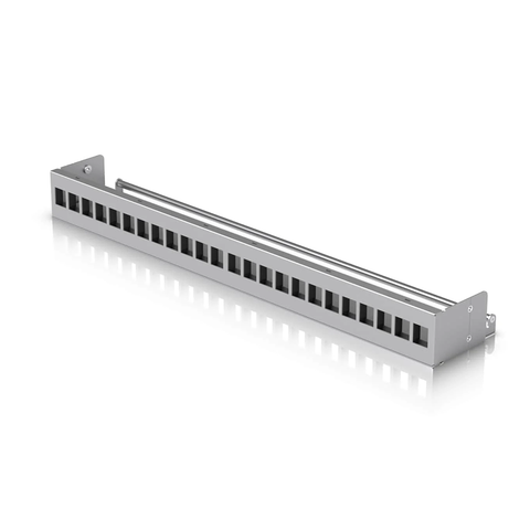 Ubiquiti 24-Port Blank Keystone Patch Panel - Silver