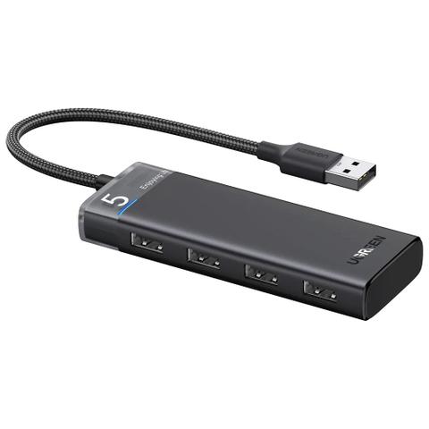 Ugreen 4-Port USB 3.2 Gen 1 Data Transfer Hub with USB-C Charging Port