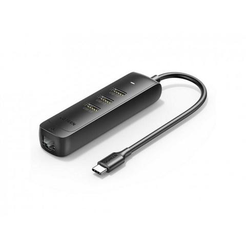 Ugreen 50627 USB-C to USB-A 3-Port Hub with RJ45 Gigabit Ethernet