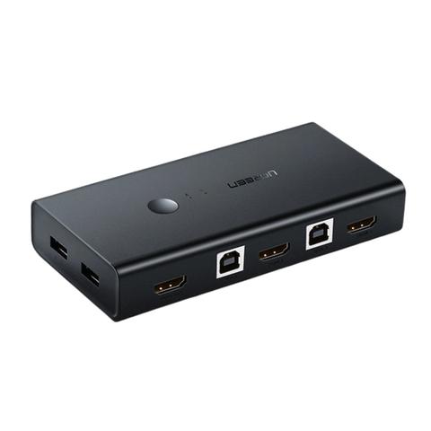 UGREEN 50744 2-Port HDMI KVM Switch w/ USB 2.0
