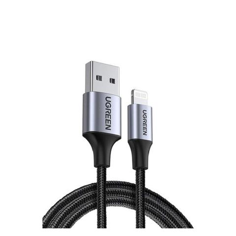 Ugreen 60158 2m USB-A to Lightning Charging Cable - Black