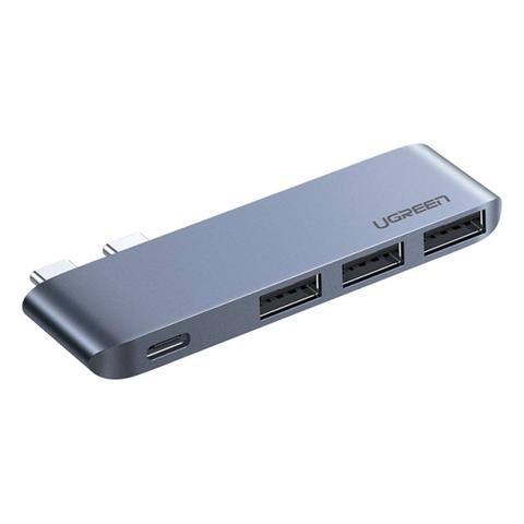 Ugreen 60564 Dual USB-C to Triple USB-A 3.0 + USB-C Adapter for MacBook Pro