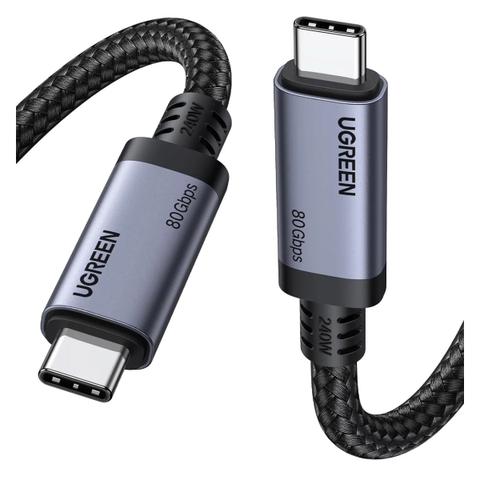 UGREEN 65383 1m 240W Gen4 USB-C to USB-C Braided Cable