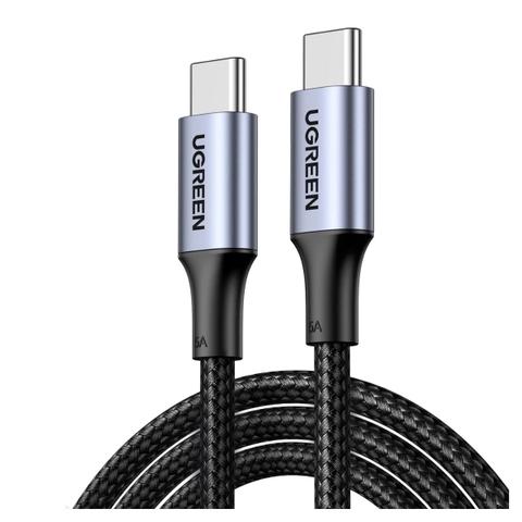 UGREEN 70429 2m 100W USB-C to USB-C Braided Cable - Black