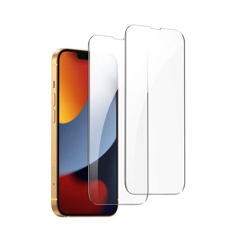 Ugreen 80967 Full Coverage HD Tempered Glass Screen Protector w/ Precise-Align Applicator for iPhone 13/13 Pro - 2 Pack