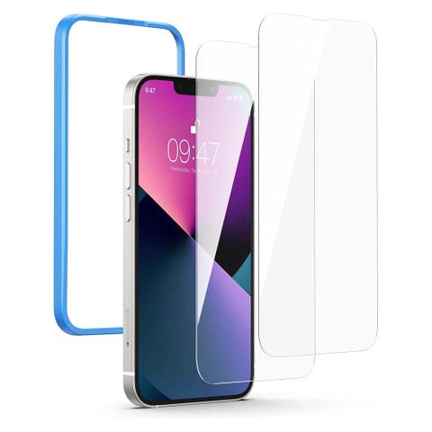 Ugreen 80969 Full Coverage HD Tempered Glass Screen Protector w/ Precise-Align Applicator for iPhone 13 Pro Max/14 Plus - 2 Pack