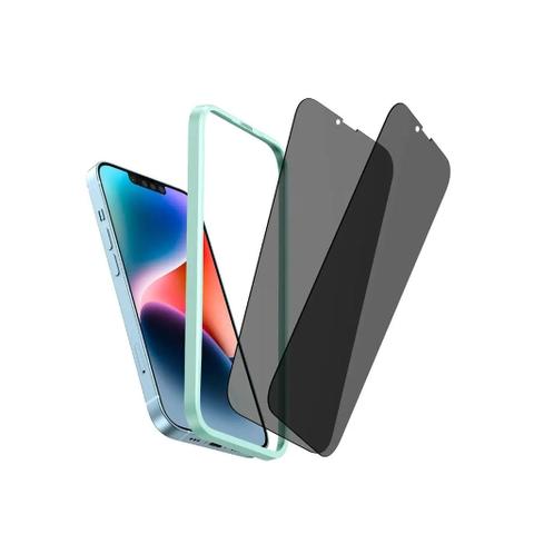 Ugreen 80992 Full Coverage Privacy Tempered Glass Screen Protector w/ Precise-Align Applicator for iPhone 13 Pro Max/14 Plus - 1 Pack