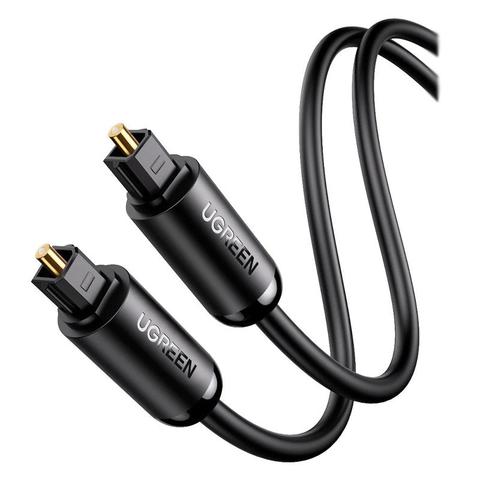 Ugreen 1.0m Fibre Optical TosLink Cable - Black