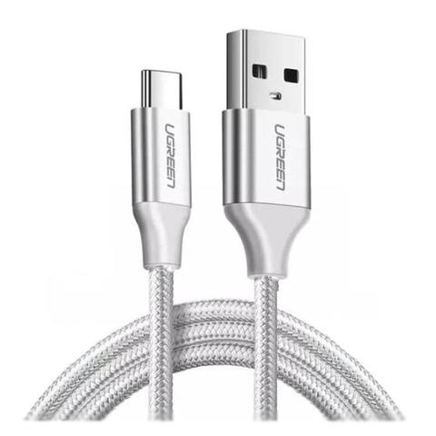 Ugreen 2.0m USB 2.0 Type-A Male to USB-C Male - White