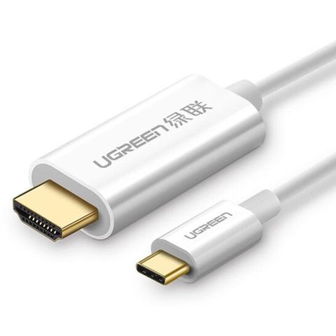 Ugreen 30841 1.5m Type-C Male to HDMI Male Cable - White