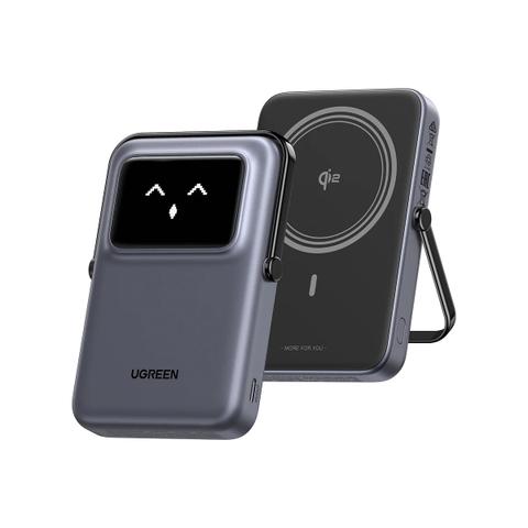 UGREEN Uno 10000mAh Qi2 15W Wireless USB-C Power Bank - Gray