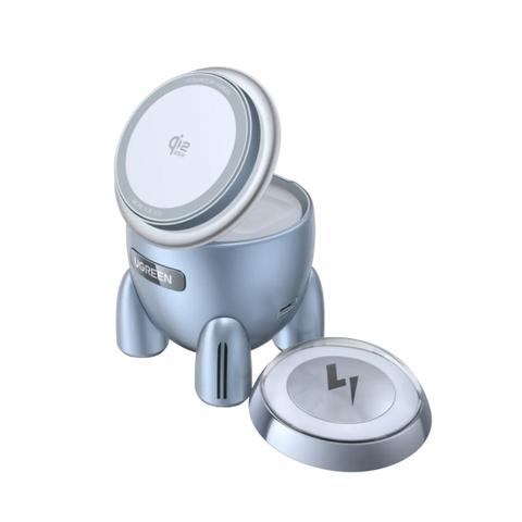 UGREEN Uno 25W Qi2 2-in-1 Rocket Shape Magnetic Wireless Charger