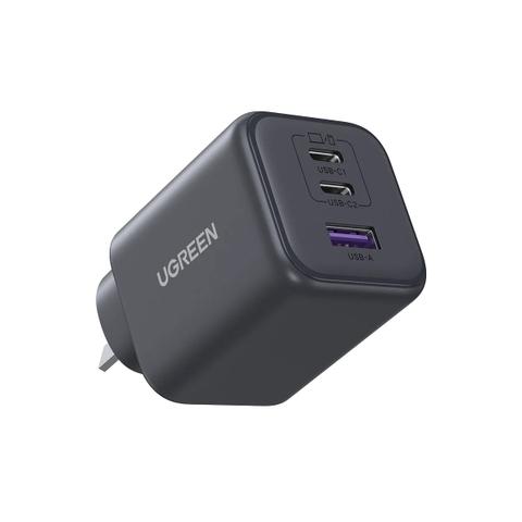 UGREEN Zapix 45W Fast GaN 2x USB-C + USB-A Charger