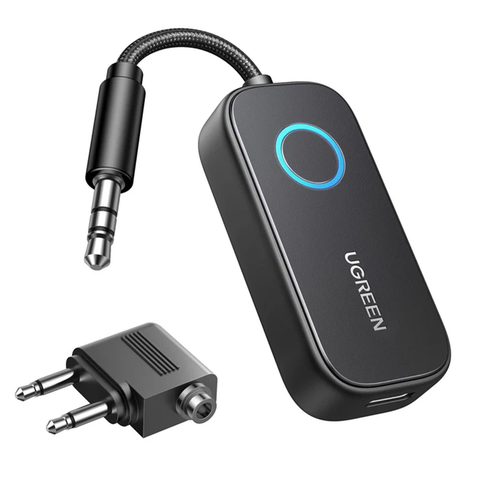 Ugreen Bluetooth Transmitter Receiver with Airplane Headphone Adapter