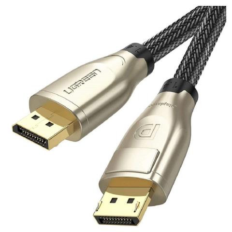 UGREEN DisplayPort 1.4 Male to Male Round Zinc Alloy Shell Cable - 2M
