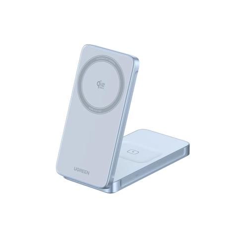 UGREEN MagFlow 25W Qi2 2-in-1 Magnetic Wireless Charger