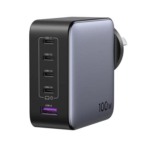 UGREEN Nexode 100W Fast GaN 4x USB-C + USB-A Charger