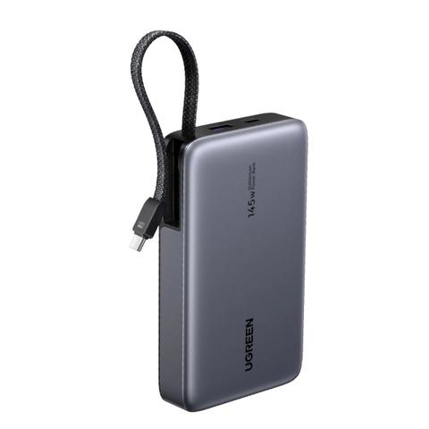 UGREEN Nexode 20000mAh 145W USB-C & USB-A Power Bank w/ Built-in Cable