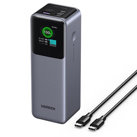Ugreen Nexode Power Bank 25000mAh 200W with Smart Digital Display