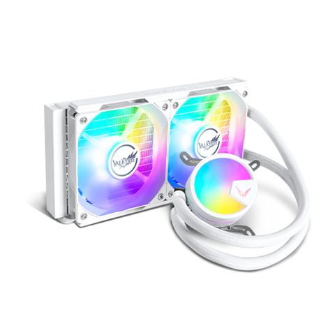 Valkyrie A240 AIO Liquid CPU Cooler - White