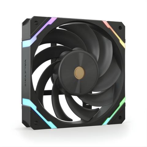Valkyrie X12 Reverse FDB ARGB 120mm PWM Fan - Black