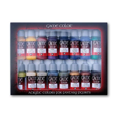 Vallejo Game Colour Advanced Paint Set - 16 Pieces