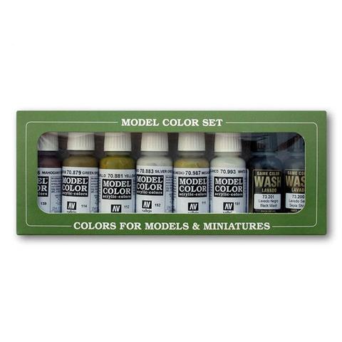 Vallejo Model Colour Building Paint Set - 8 Pieces