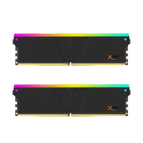 V-Color Manta XSky RGB 32GB (2x 16GB) DDR5 6000MHz CL36 Desktop Memory - Black