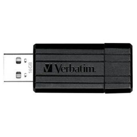 Verbatim Store n Go Pinstripe USB Flash Drive 16GB - Black