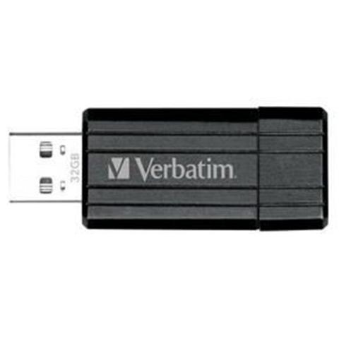 Verbatim Store n Go Pinstripe USB Flash Drive 32GB - Black